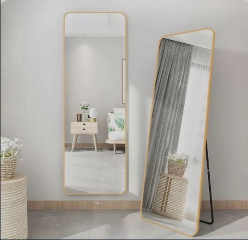 AURA Full-Length Floor Mirror | Sleek Minimalist Metal Frame