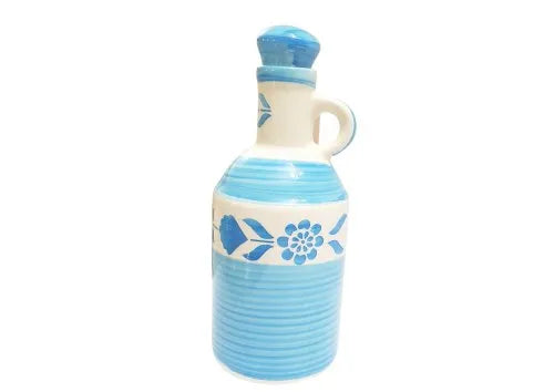 Sky Blue Handcrafted Ceramic Oil Dispenser