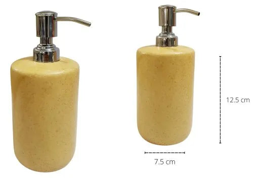 Brown Handcrafted Ceramic Bathroom Set