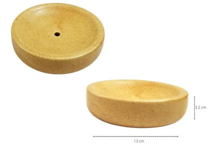 Brown Handcrafted Ceramic Bathroom Set