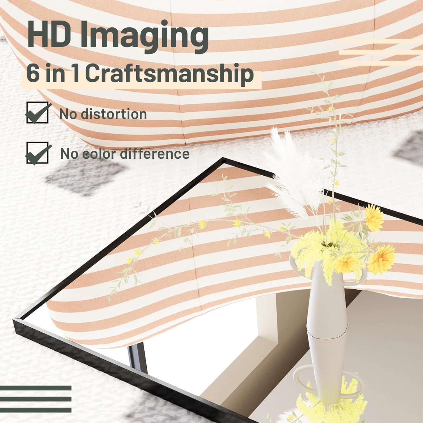 Aura Full-Length Floor Mirror | Sleek Minimalist Metal Frame