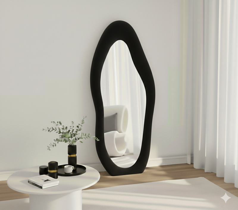 Cloud Silhouette Full-Length Mirror