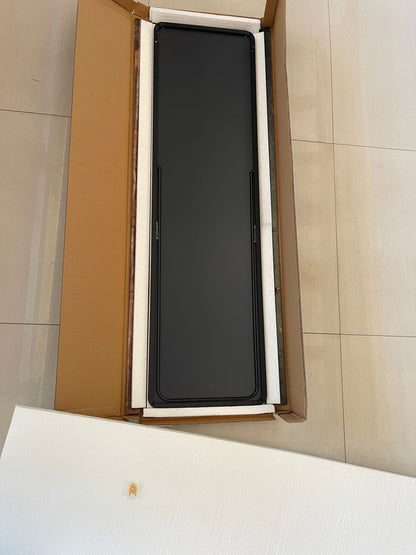 Minimalist Full-Length Mirror – White Metal Frame| Boxed Frame