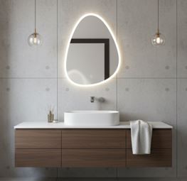 Kairahandcrafts  LED Mirror | Luxury Frameless Backlit Designer Wall Mirror Lighted Mirror (Copy)
