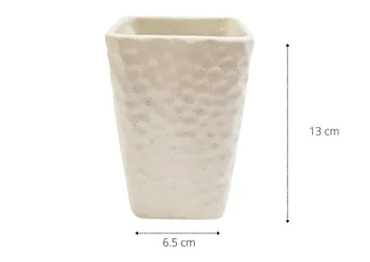 Kaira Handcrafts Bathroom Ceramic Set | WHITE