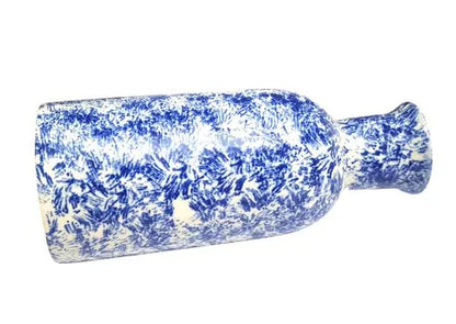Blue Mesh Handcrafted Ceramic Vase