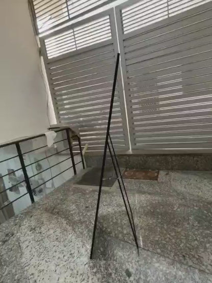 Minimalist Full-Length Mirror – White Metal Frame| Boxed Frame