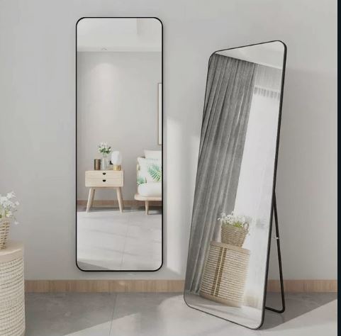 AURA Full-Length Floor Mirror | Sleek Minimalist Metal Frame